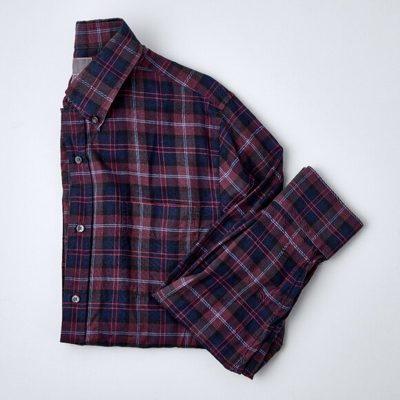 Vince Plaid Shirt - Men's Large - Picture 3 of 4